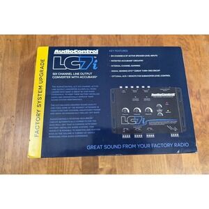 AudioControl LC7i Six Channel Line Output Converter with AccuBASS  6 Channel